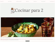 Tablet Screenshot of cocinarpara2.com